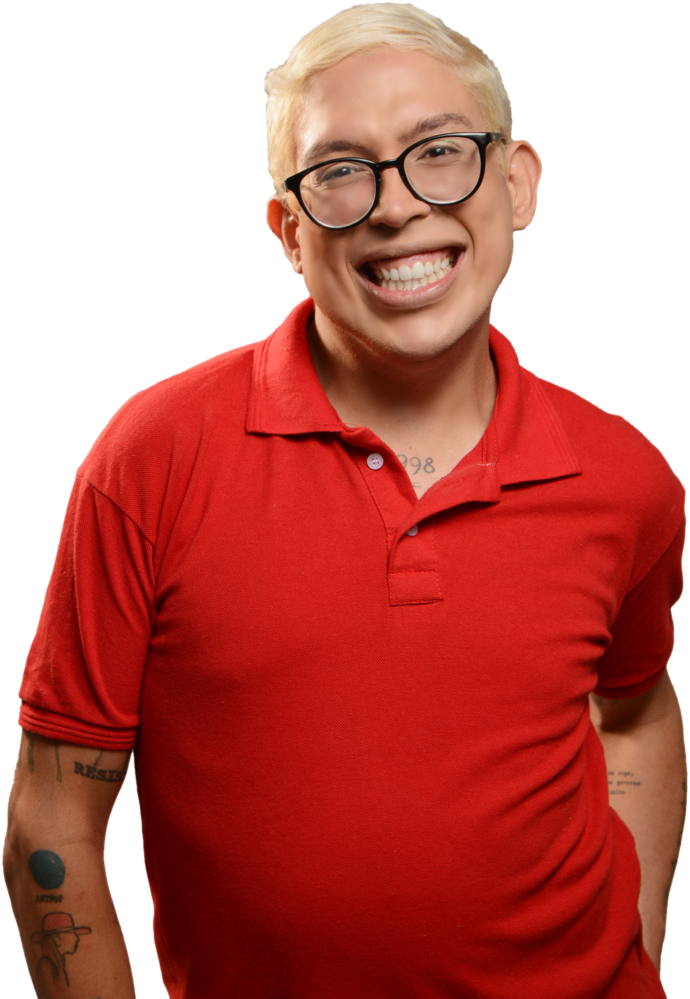 Ivan Baron sorrindo, de camisa vermelha — candidato a deputado estadual pelo Rio Grande do Norte